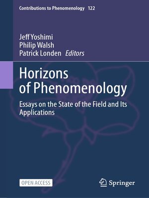 cover image of Horizons of Phenomenology